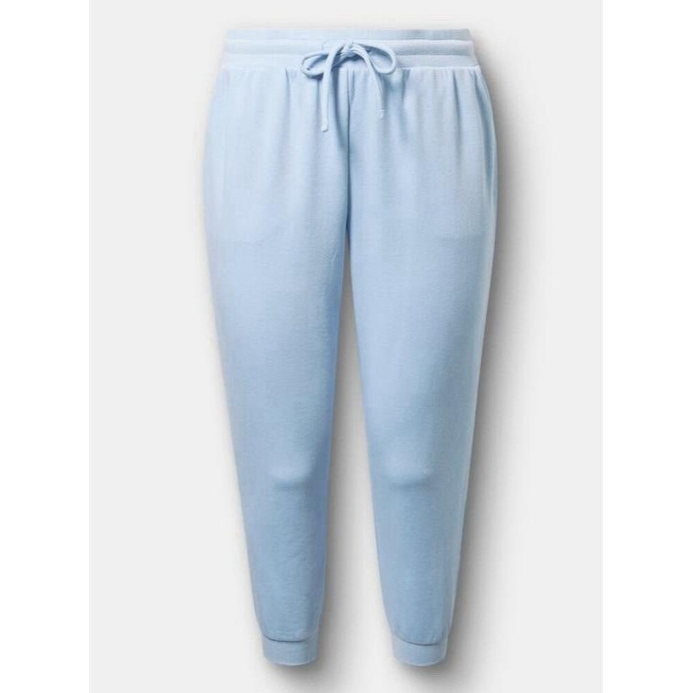 Torrid Women's French Terry Joggers Size 00 M/10 Chambray Blue
